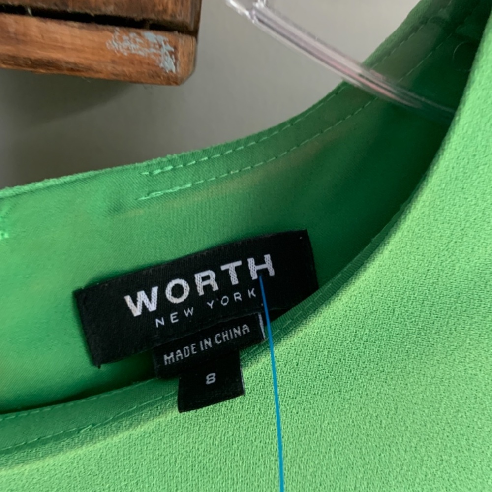 Worth New York green a line dress.‎ Worn twice - Picture 2 of 4